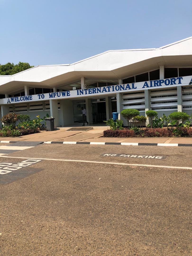 Aerial view of safari lodge
